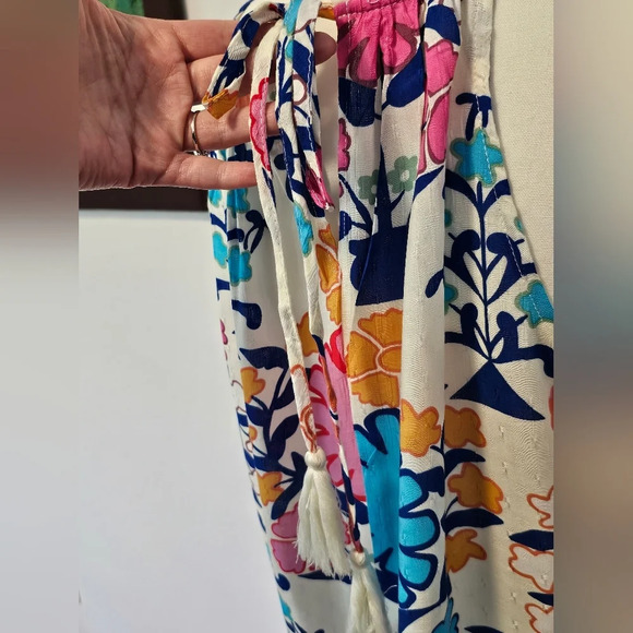 Rachel Roy Floral Sleeveless Halter Top Women's Size Small NWOT - Picture 6 of 9